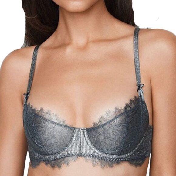 VS Gray Shine Dream Angels Without Padding Push Up - Picture 1 of 5